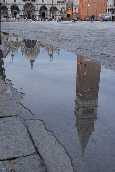 Campanile Reflection