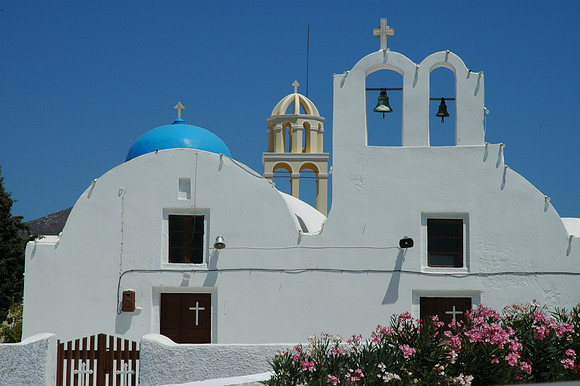 Bells,Crosses,Dome  & Bougainvillea