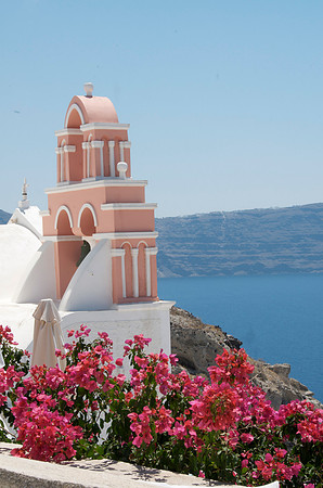 Bougainvillea & Bell Tower