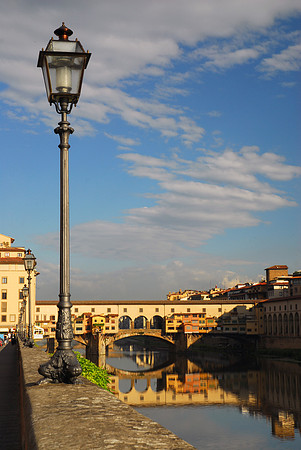 Ponte Vecchio Morning Reflection