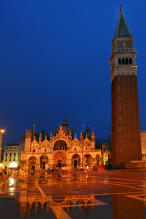 San Marco Night Reflection