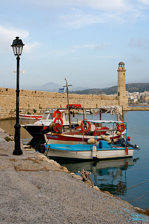 Fishing Boats & Lighthouse