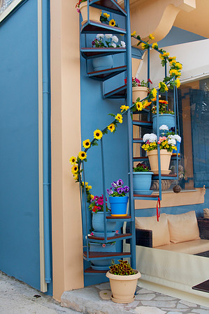 Sunflowers & Spiral Stairs