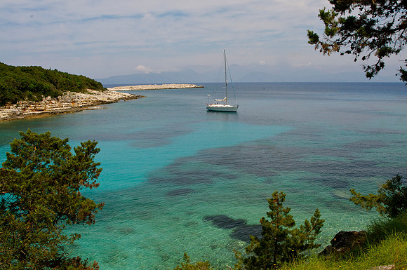 Yacht in the Bay