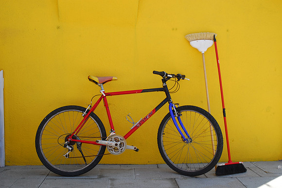 Brooms & Bicycle