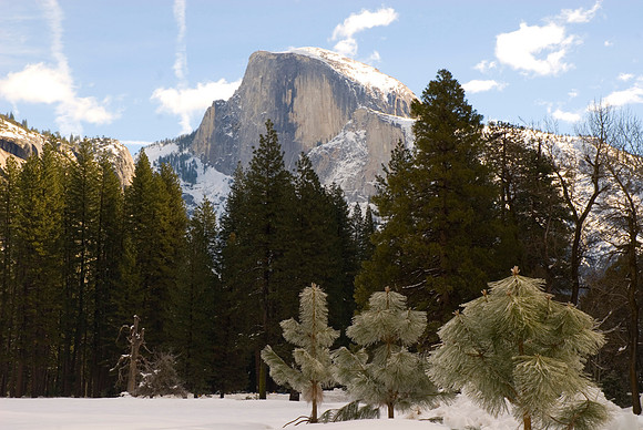 Winter Morning at Half Dome