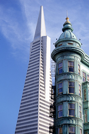 Transamerica Pyramid & Sentinel Tower