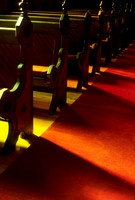 Lighted Pews